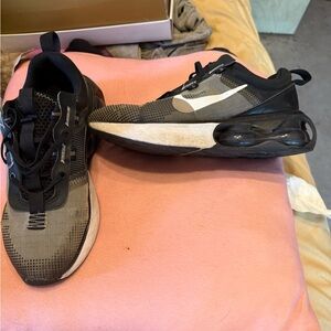 Black and Gray Athletic Sneakers